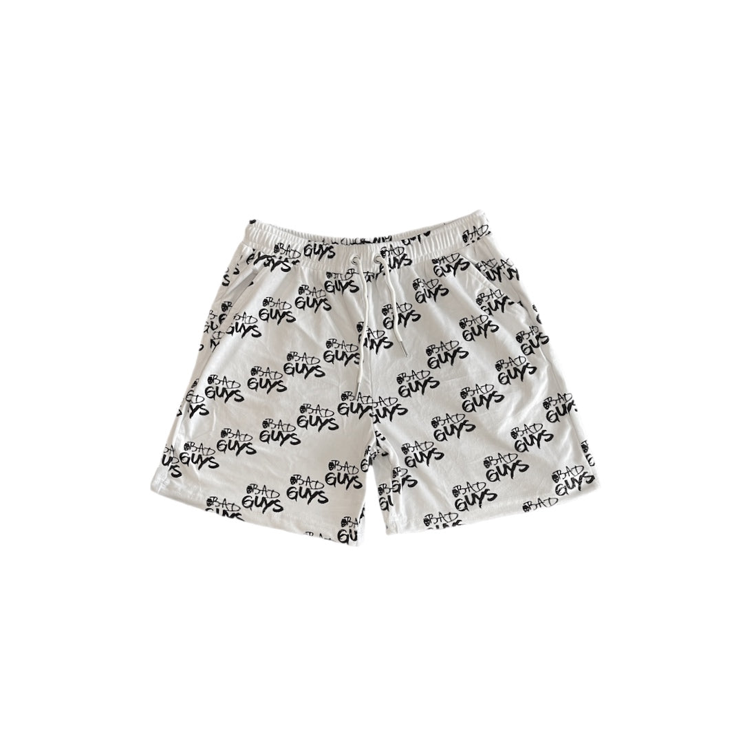 Essential Lux Shirt & Shorts Set (White)