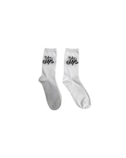 Bad Guys Socks (White)