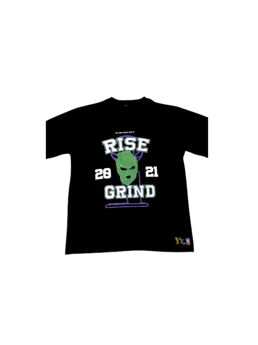 Rise N Grind Tshirt (Black/Green)