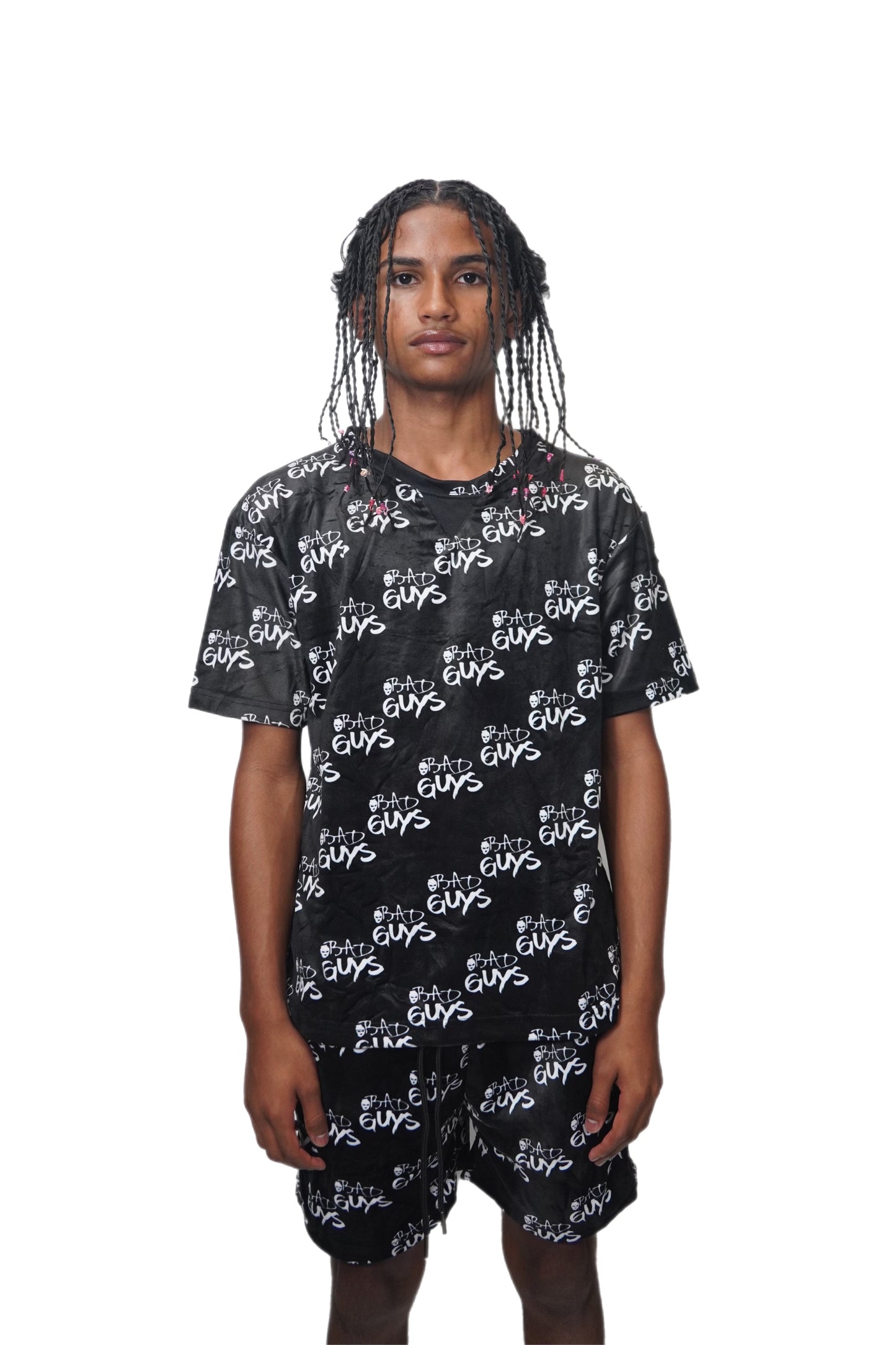 Essential Lux Shirt & Shorts Set (Black)