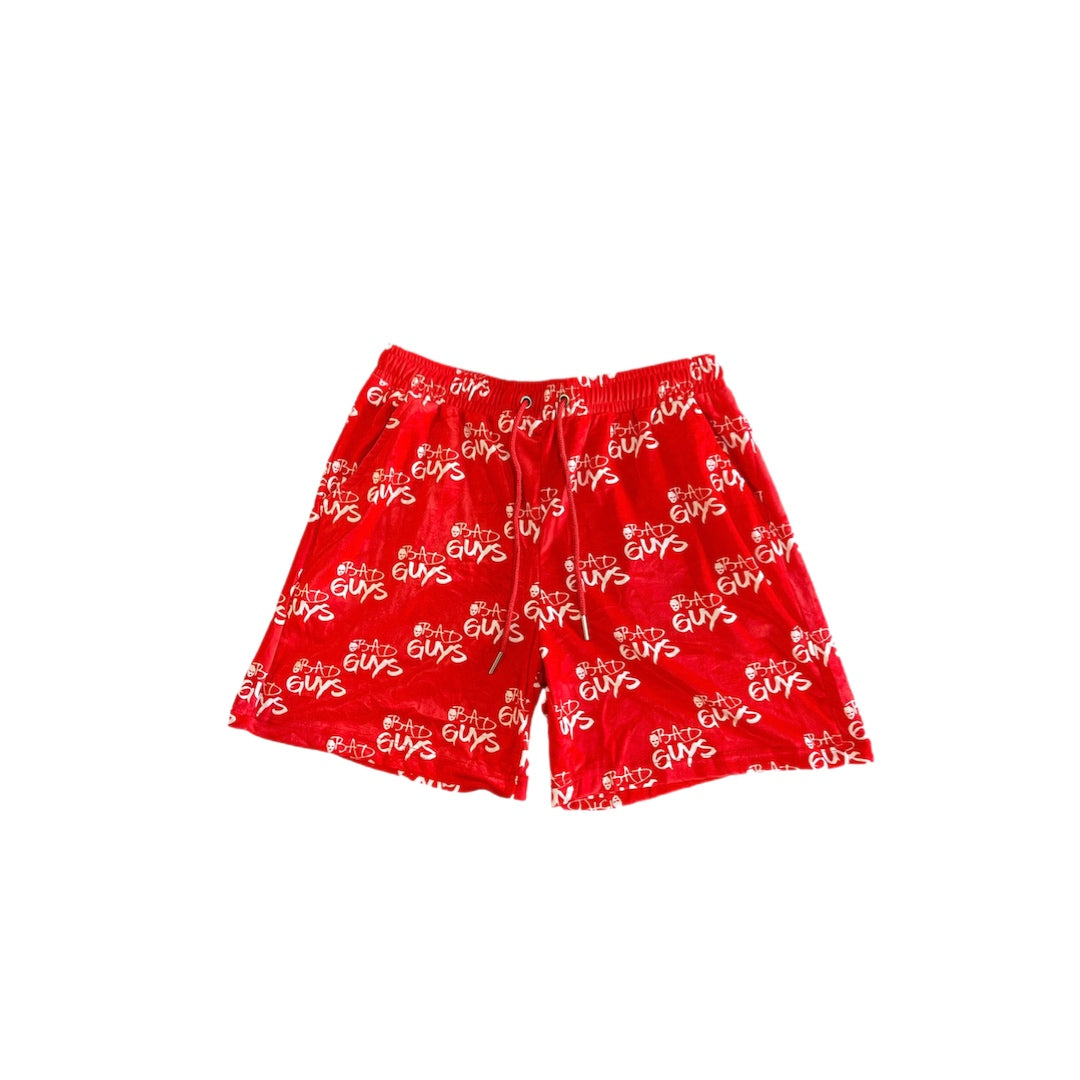 Essential Lux Shirt & Shorts Set (Red)