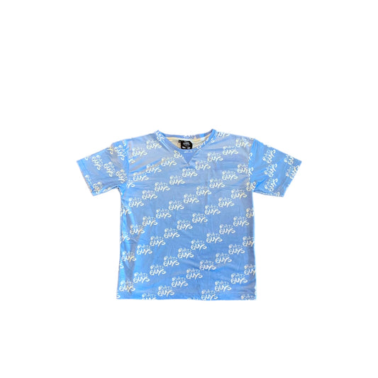 Essential Lux Shirt & Shorts Set (Blue/White)